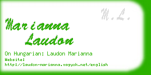 marianna laudon business card